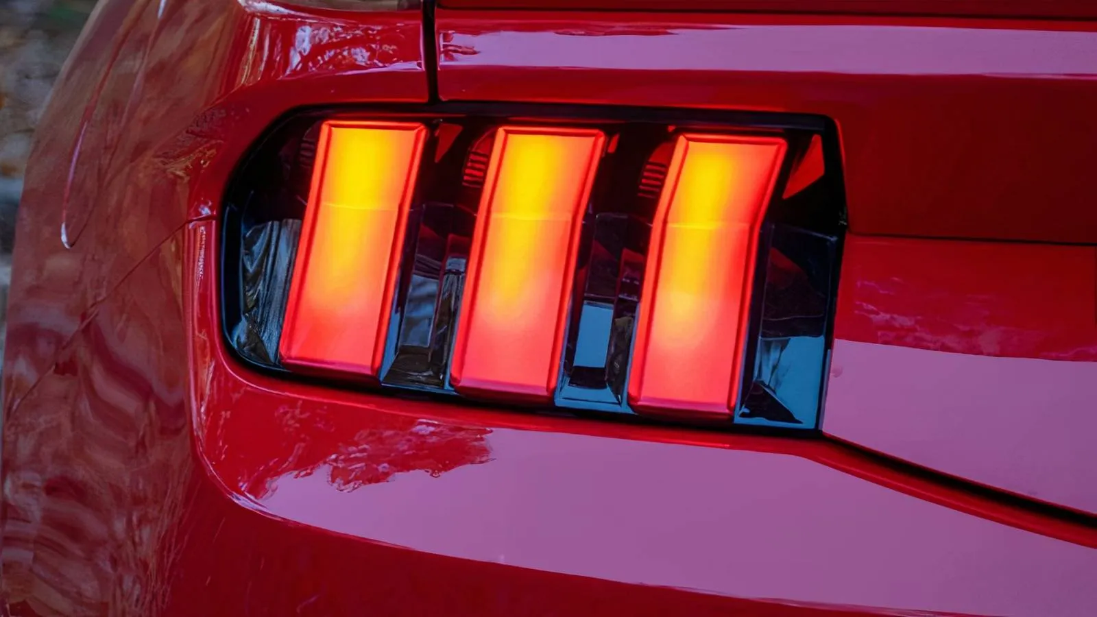 2025 Ford Mustang in motion