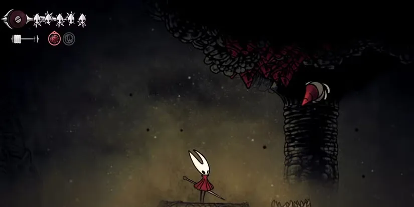A Driznit flies across the sandy backdrop of Blasted Steps, ready to launch its signature bouncing drill projectiles.