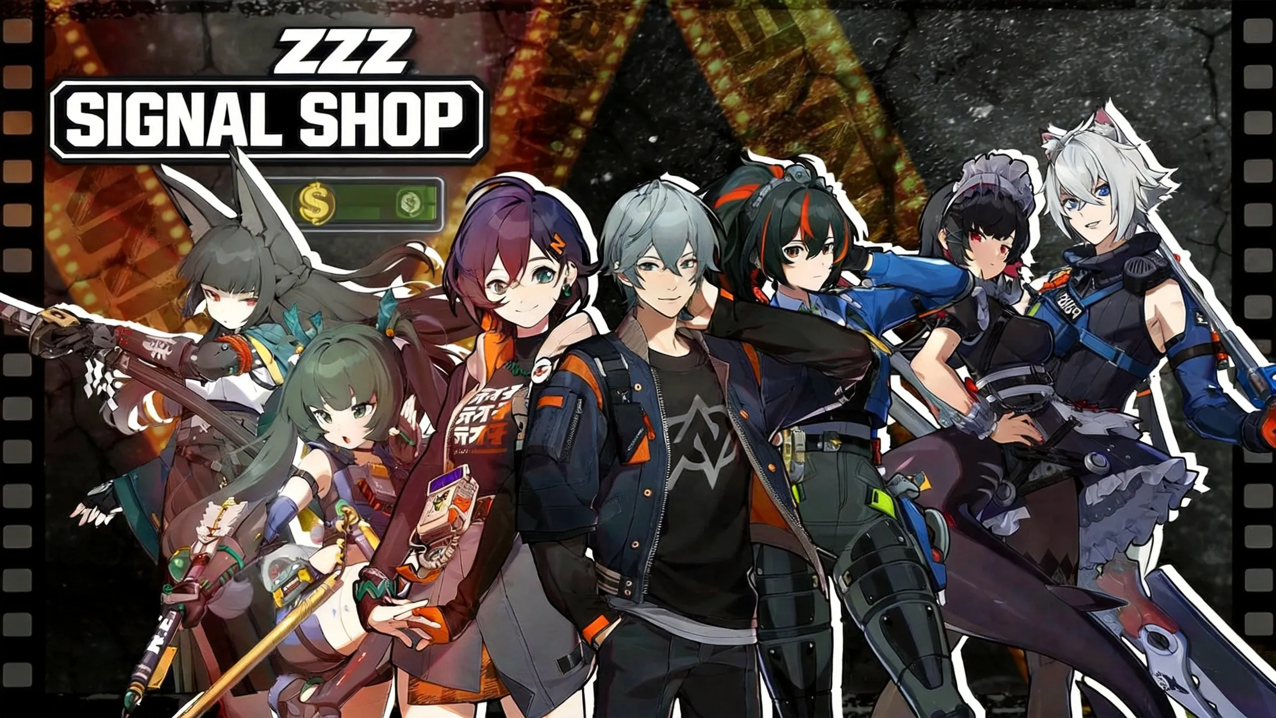 Zenless Zone Zero Signal Shop Monochrome currency selection screen