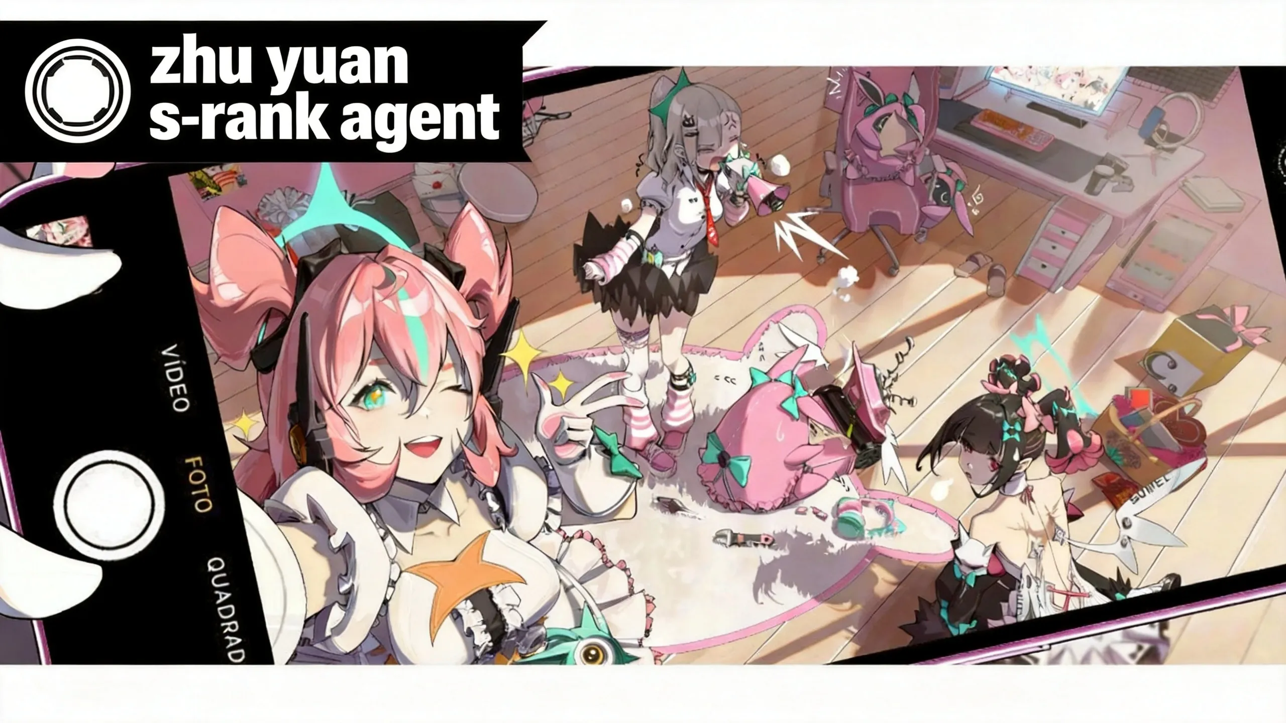 Official Art of ZZZ S-Rank Agent Zhu Yuan