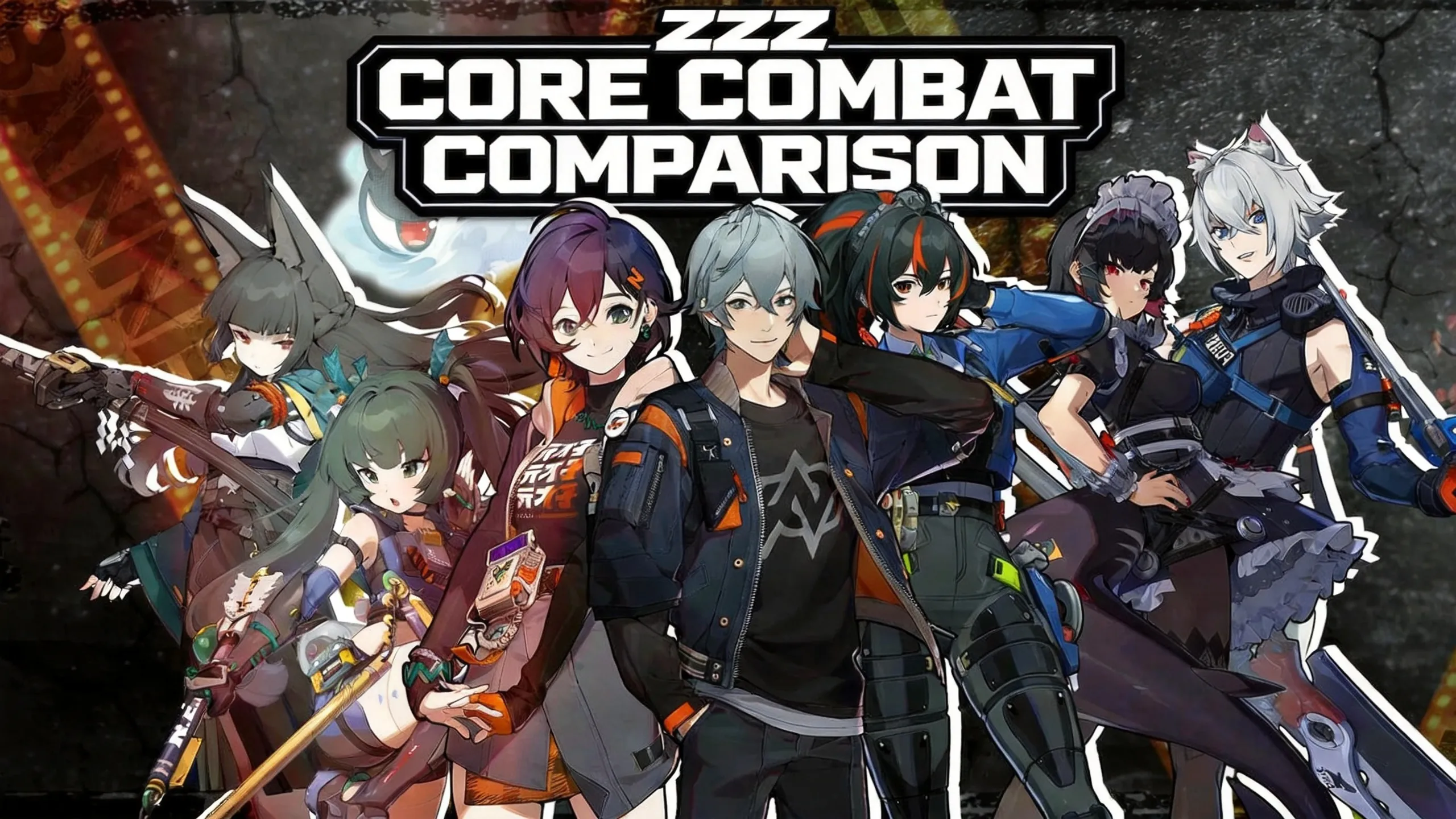 Genshin HSR ZZZ core combat side by side