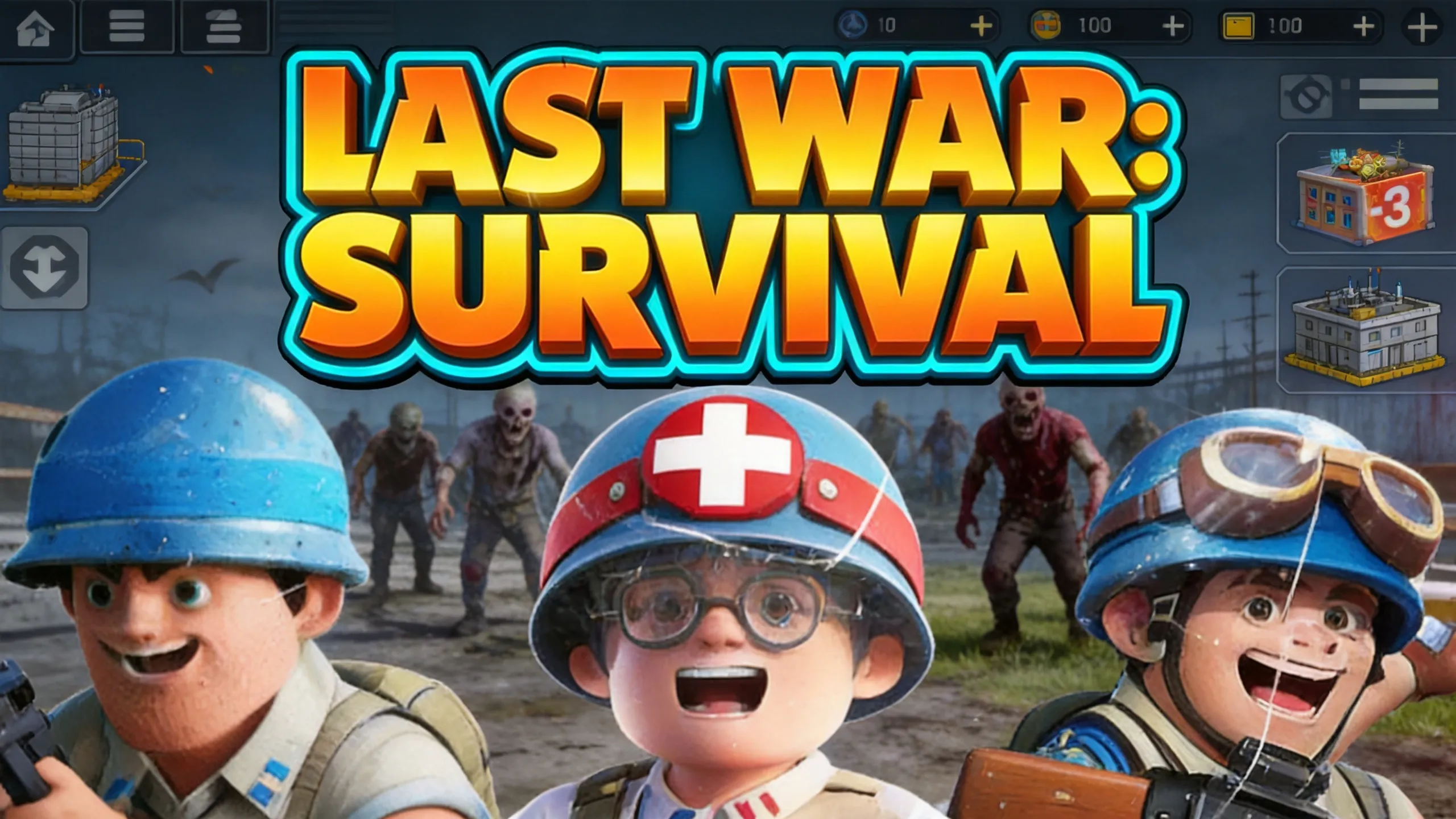 Last War Survival main base building interface