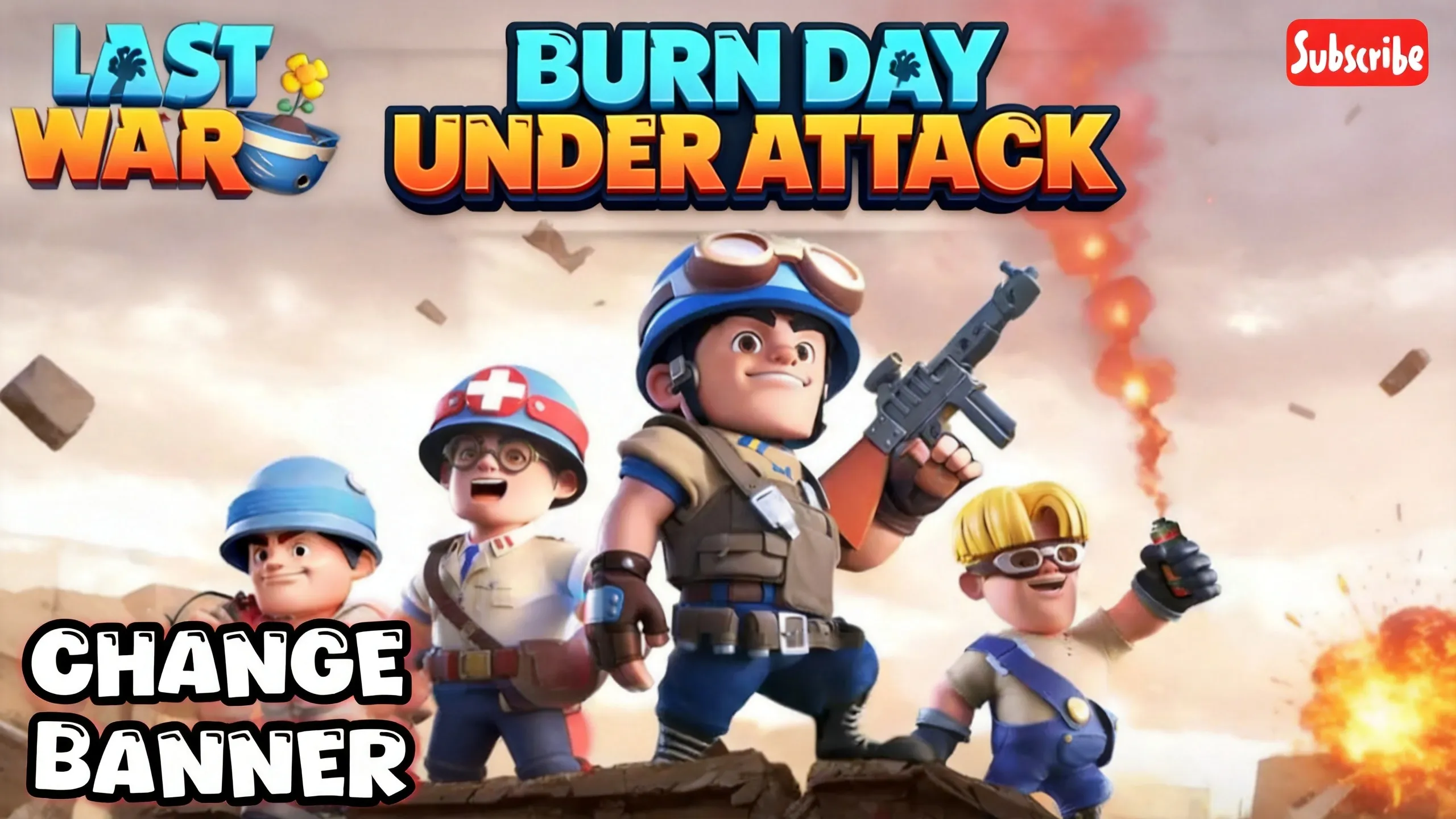 Last War Survival base under attack on Burn Day