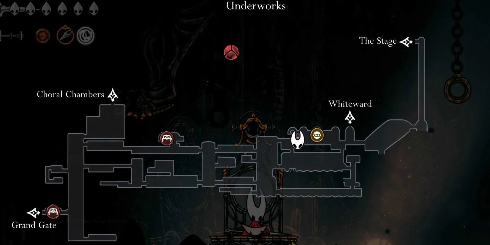The Twelfth Architect's location in the Underworks, a craftmetal merchant