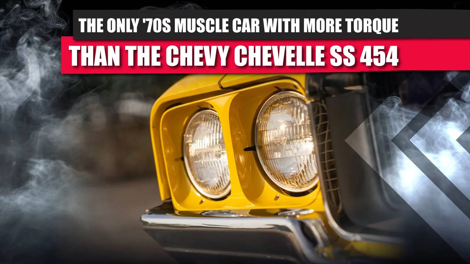 A Sunset Orange 1970 Buick GSX Stage 1 Muscle Car Parked on a Moody Urban Street