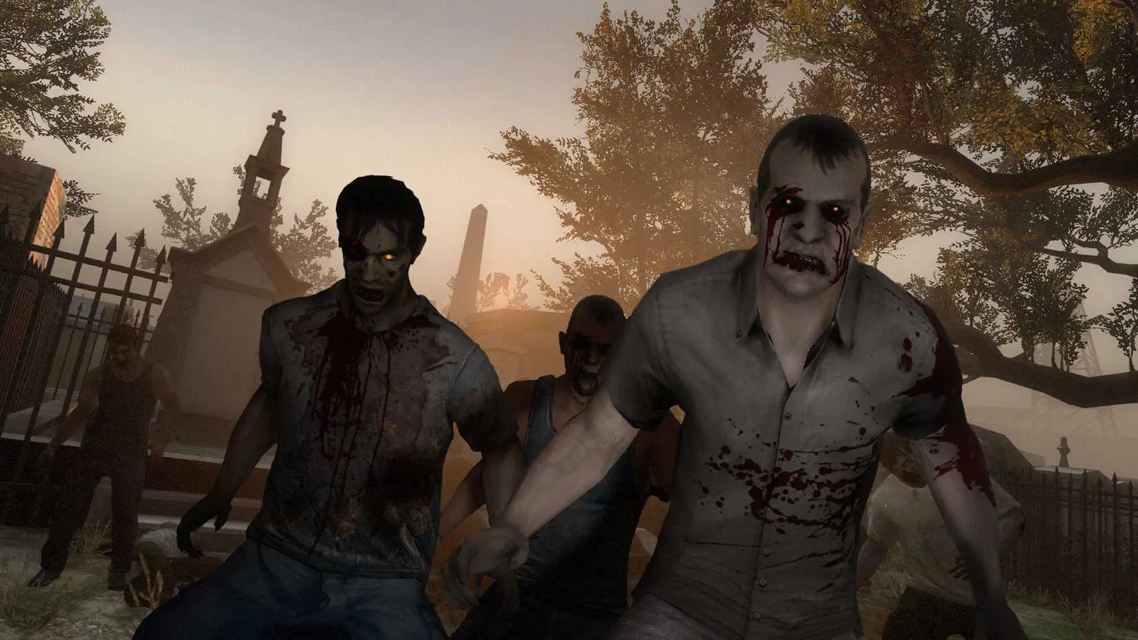 A Tank smashing a survivor in Left 4 Dead 2