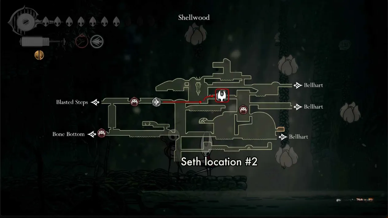Seth's second location in Shellwood