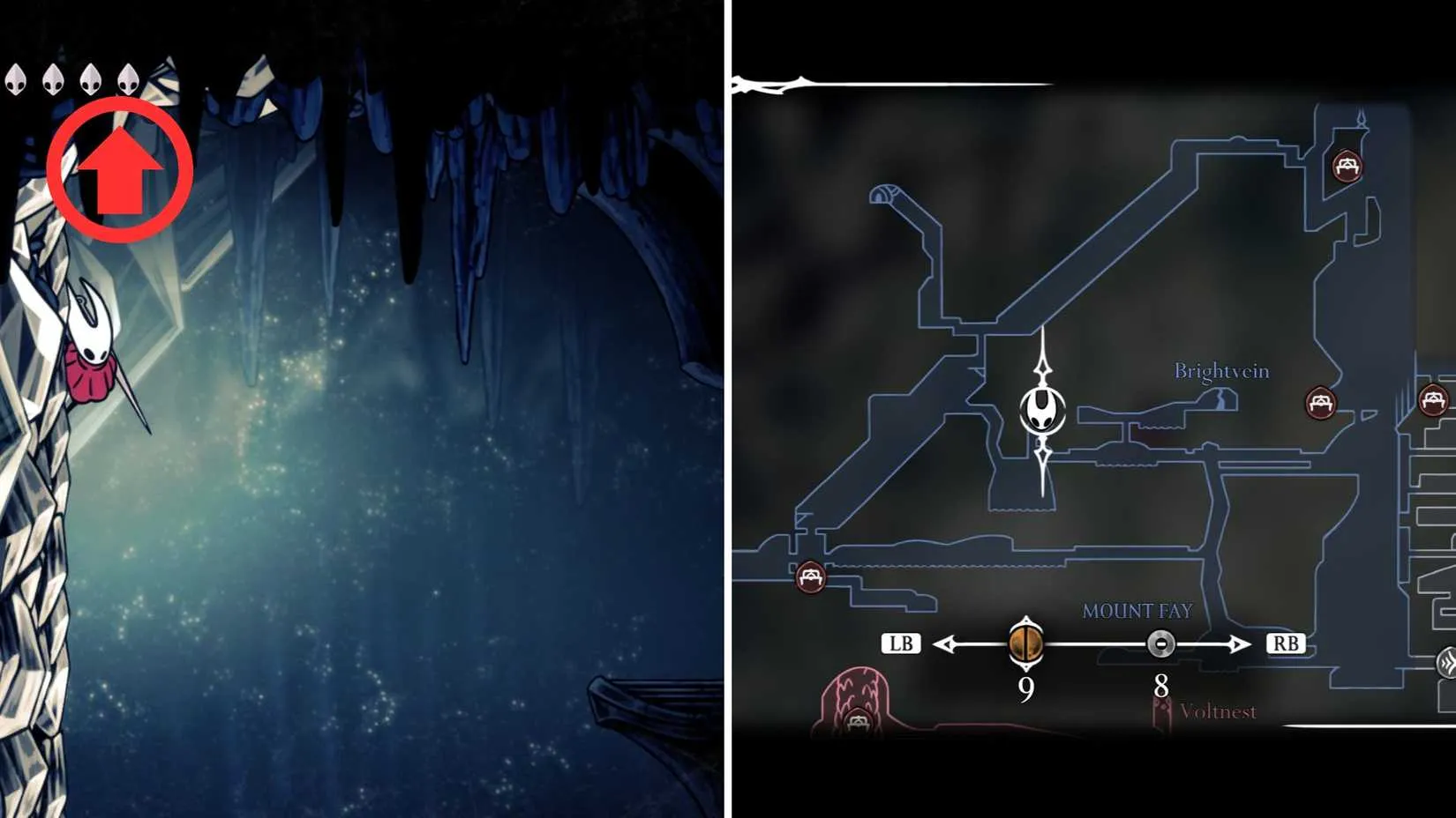 A small hidden flea trapped between ice crystals, waiting to be freed by a keen-eyed adventurer.