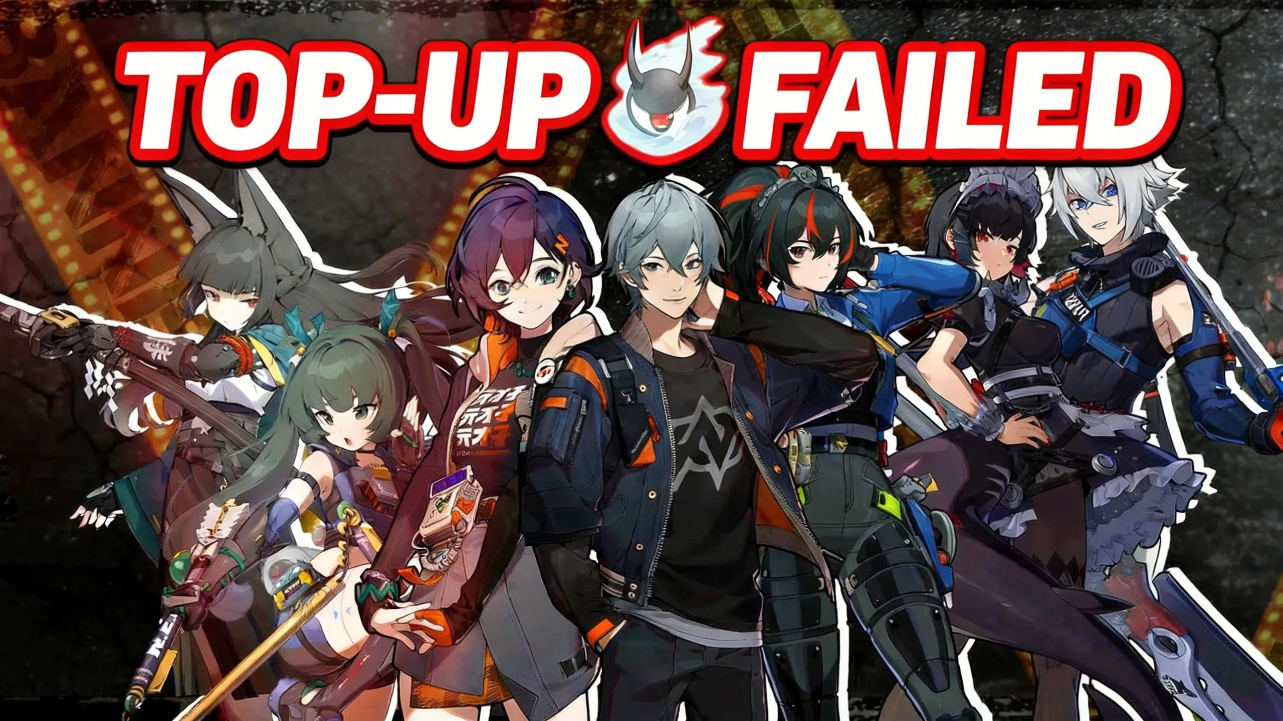 In-game mail notification for failed top-up delivery