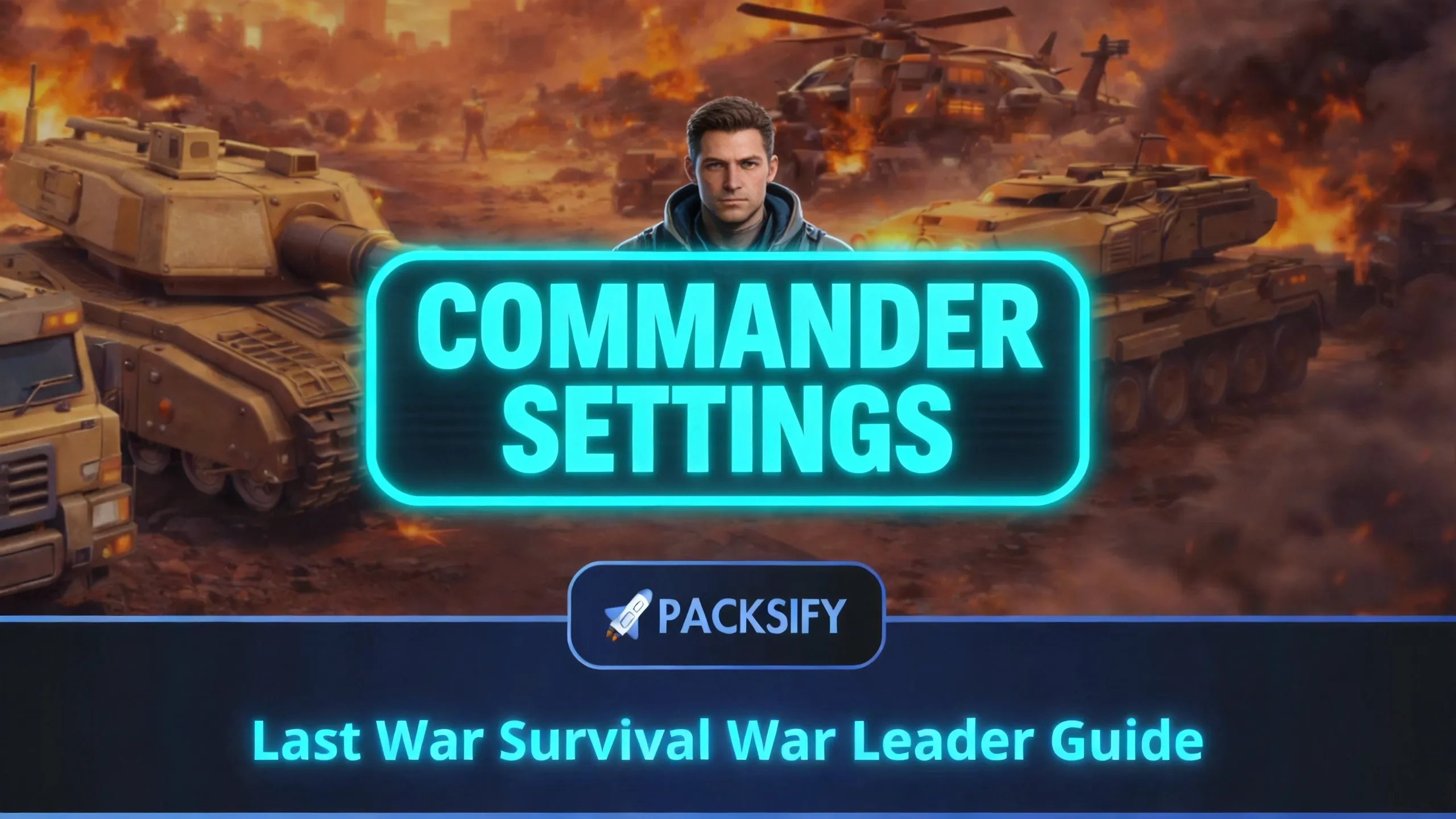 Last War Survival commander avatar settings menu screen