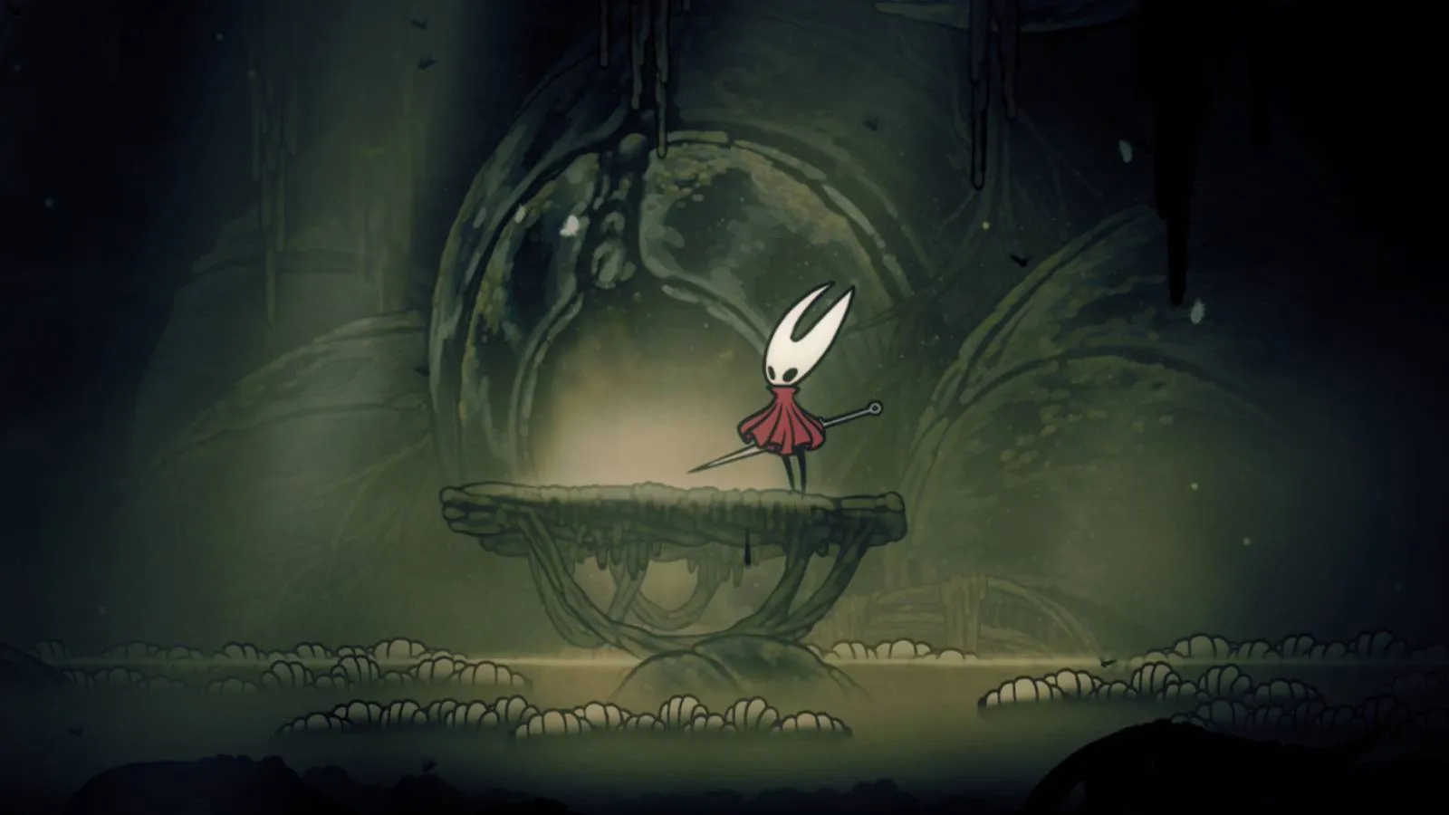 Hornet braving the gloom of the Putrified Ducts