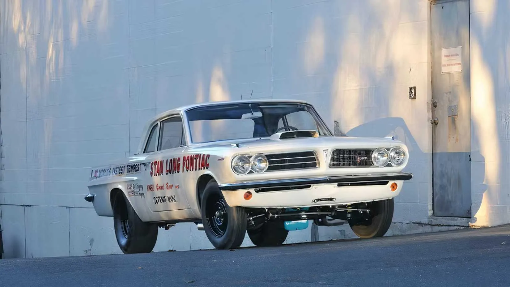 1963 Pontiac Tempest Super Duty, one of only twelve built, showing its muscular stance