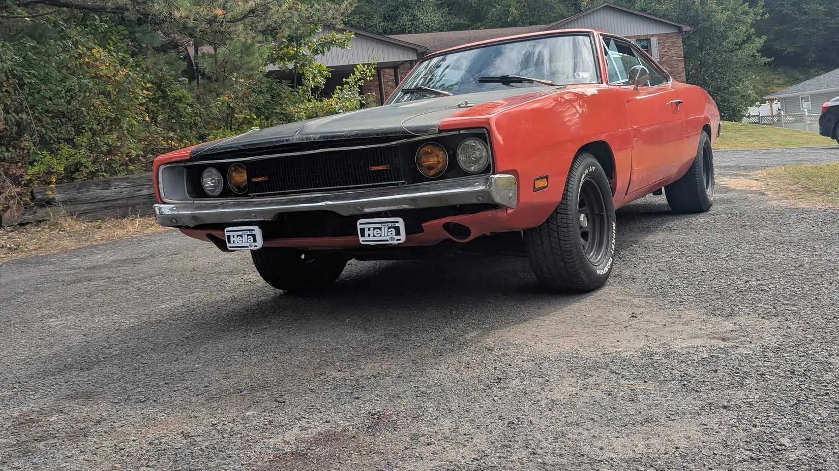 Hella 550 Comet fog lights installed