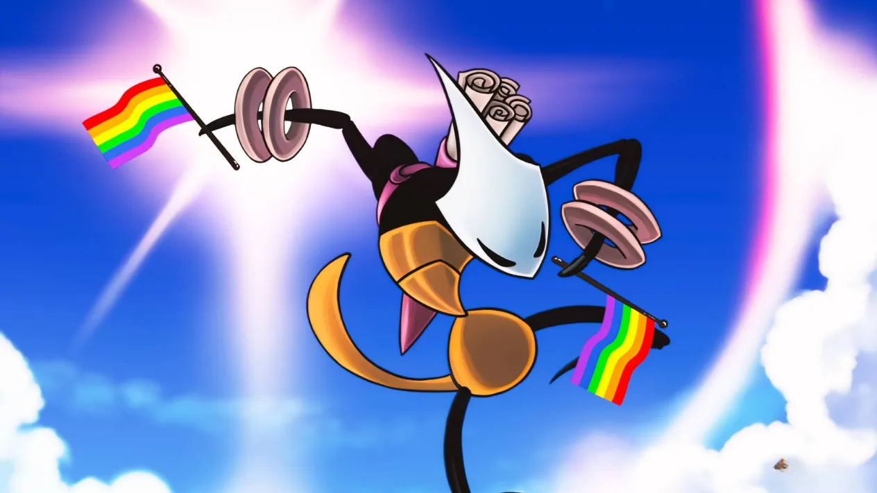 Hornet fan art with LGBTQ+ themes