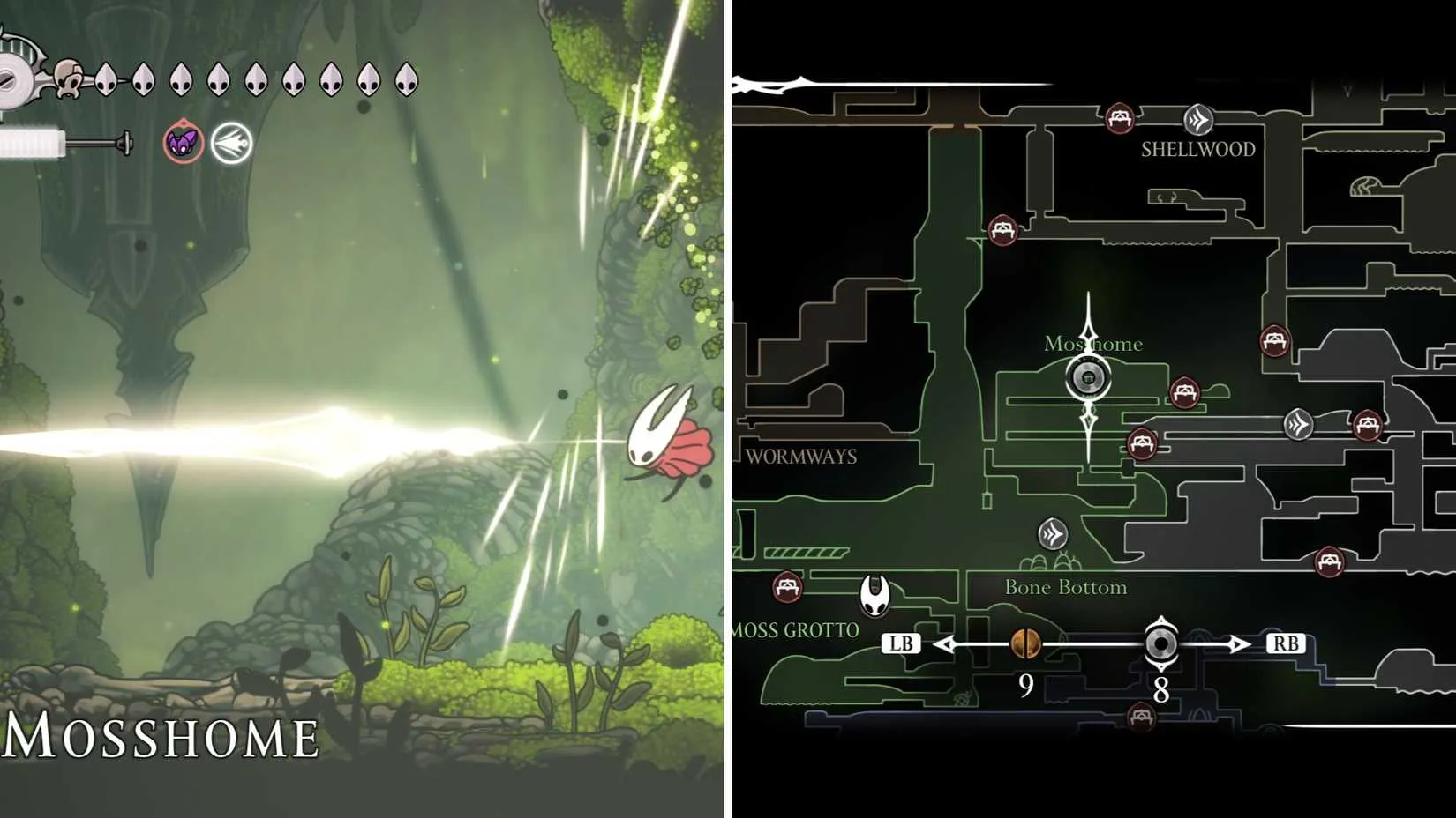 Silkspear ability resting in the Mosshome area