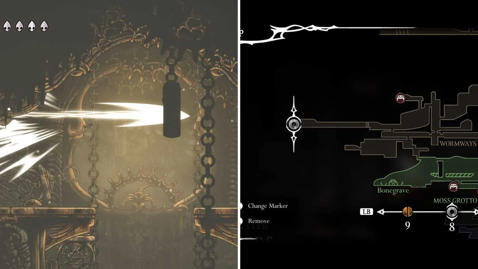 Sharpdart skill found beyond a Needolin door in the Wormways