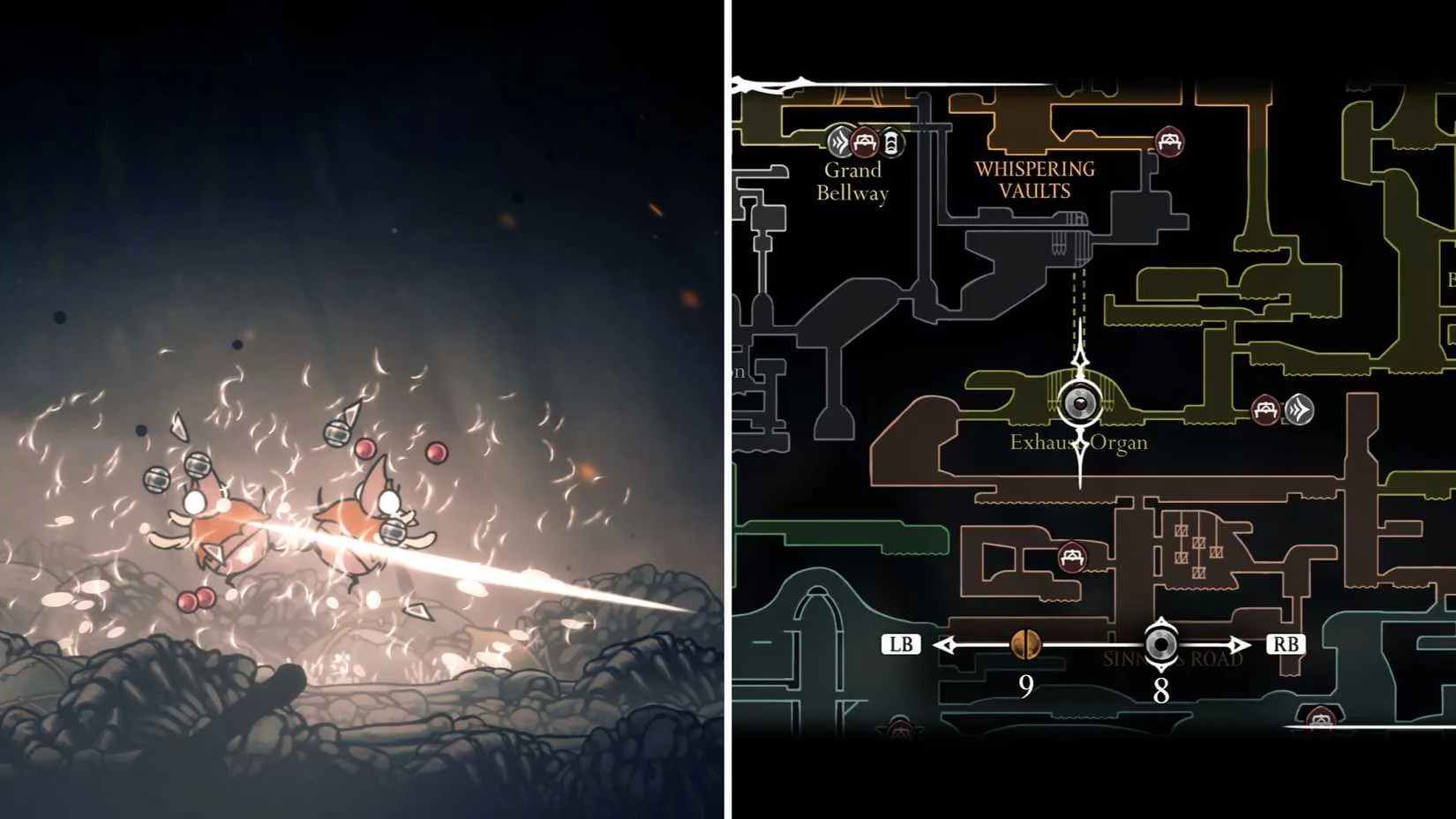 Cross Stitch deflection ability earned after defeating Phantom