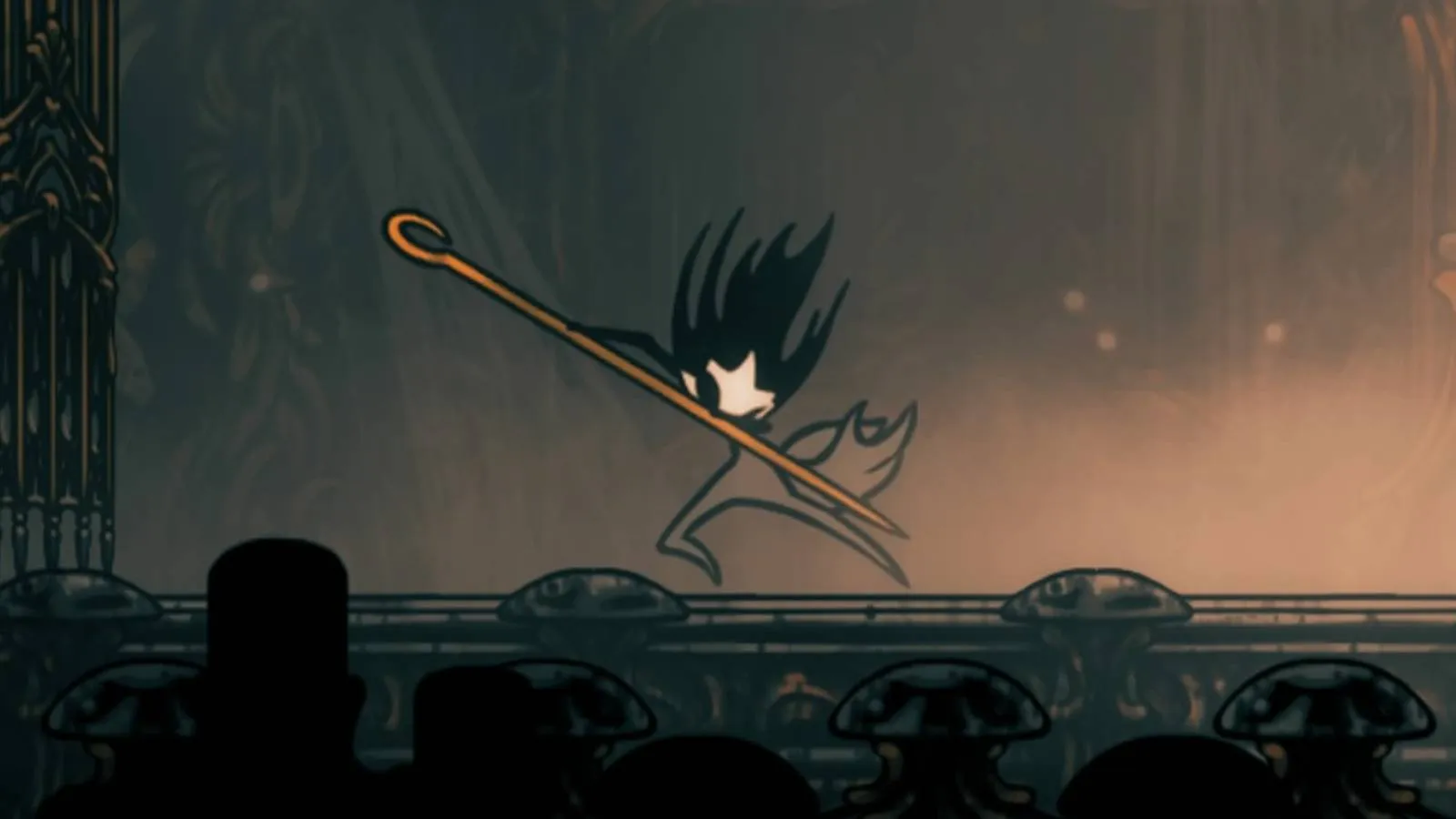 The Phantom boss fight in a pulsating organ chamber