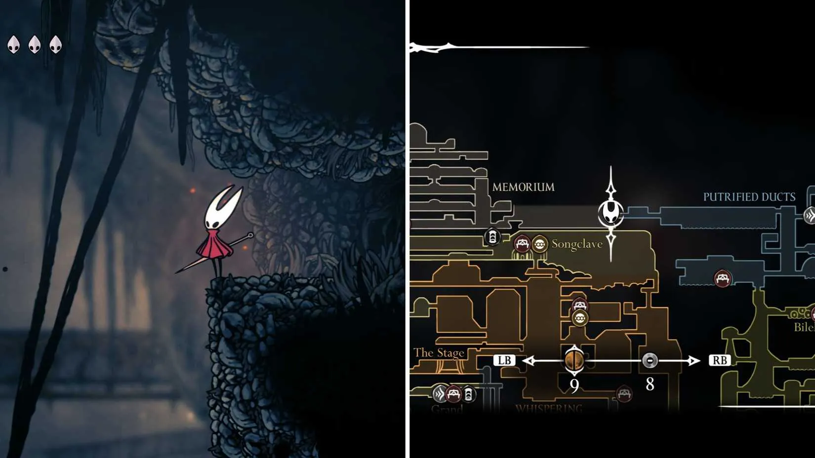 The secret entrance from Memorium, a damp passage leading deeper into the Ducts