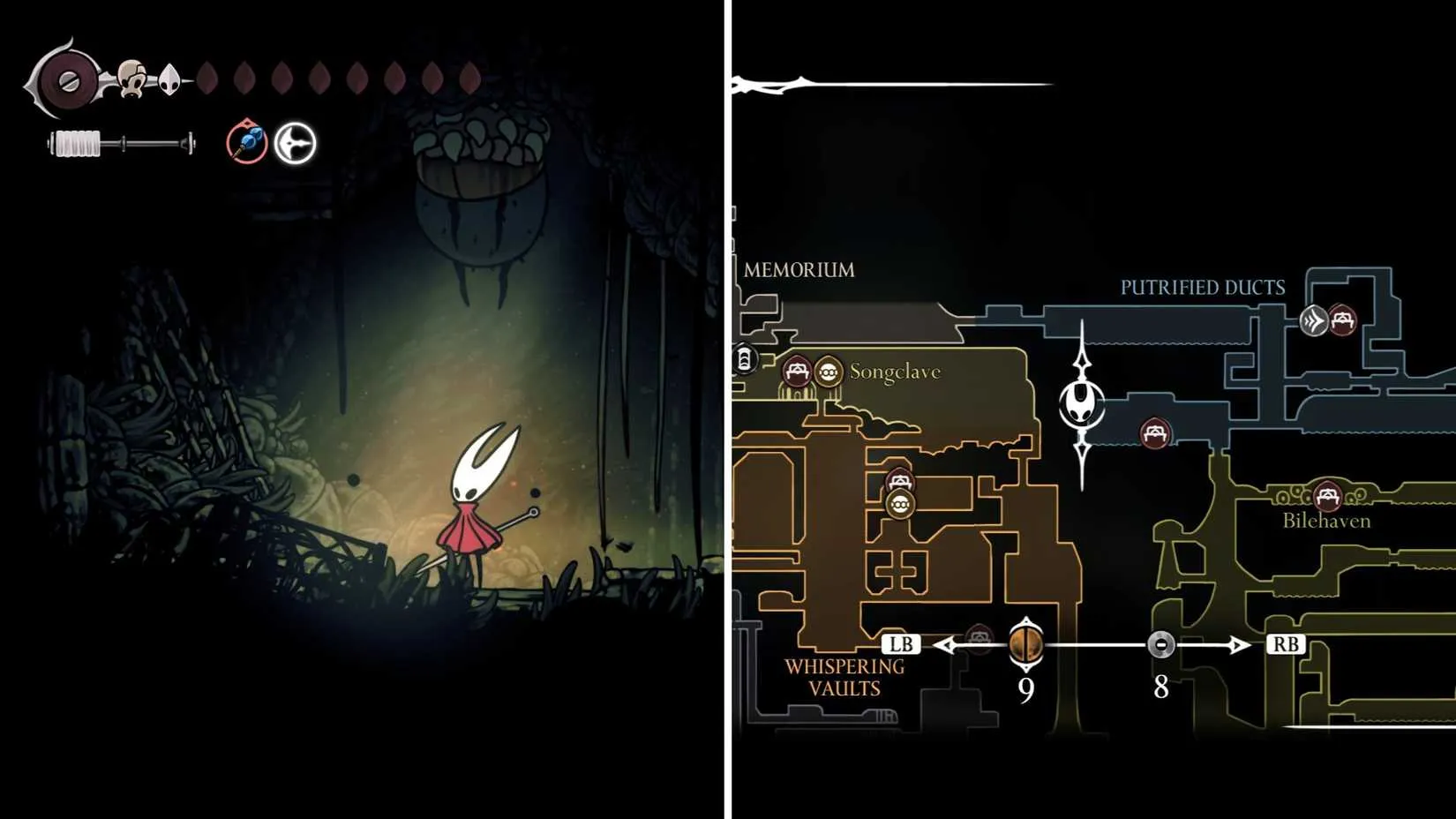 The Key of the Apostate glowing on a pedestal, ready to unlock a hidden boss fight