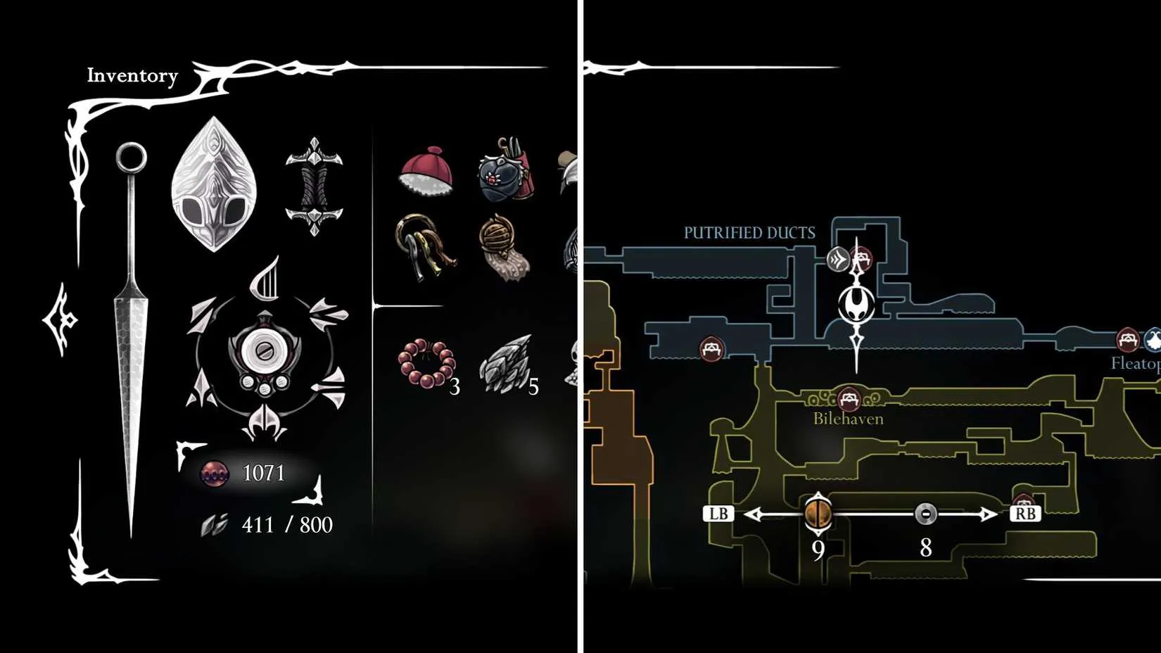 A tucked-away chamber filled with rosary rocks, rewarding explorers with a generous stash