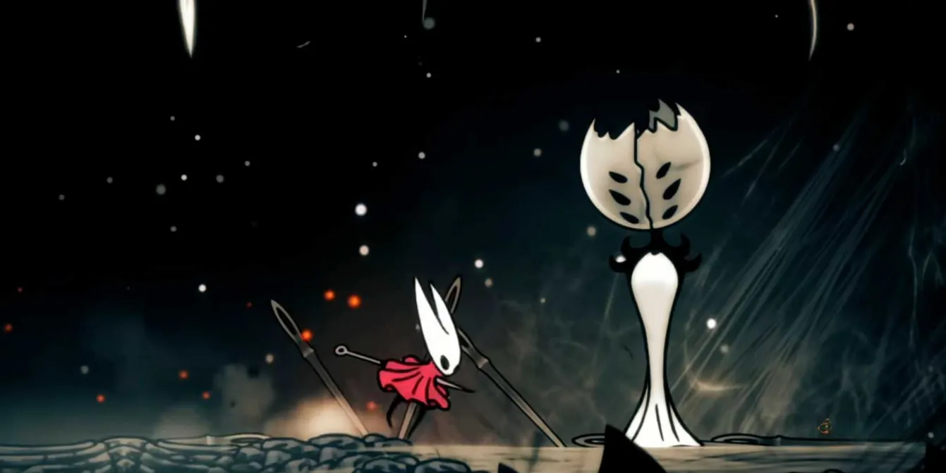 Hornet awakening the terrifying First Sinner in The Slab