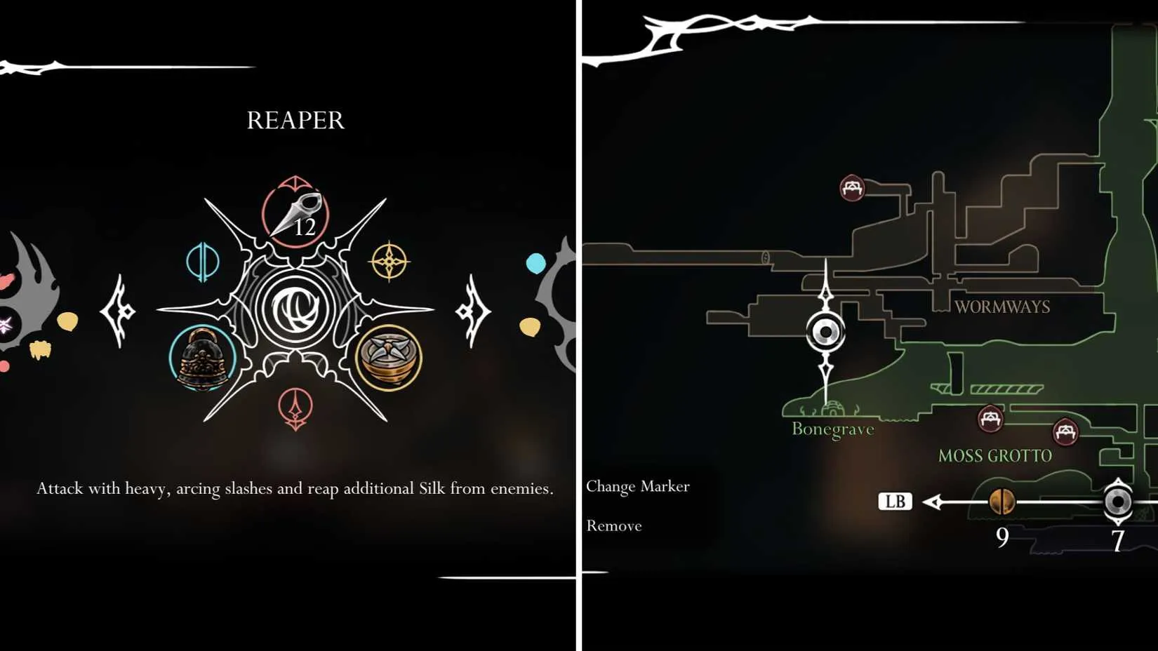 A Memory Locket hidden in the southwestern tunnels