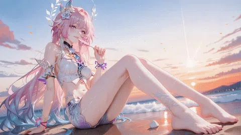 落日海边昔涟