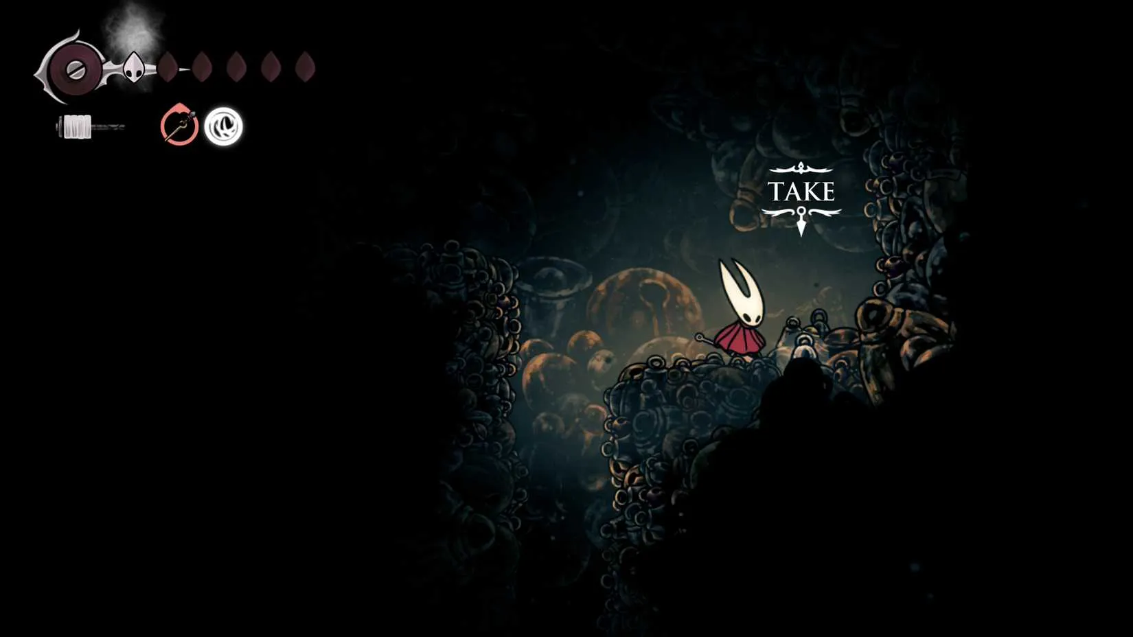 Bell Hermit location beneath Bellway in Hollow Knight Silksong