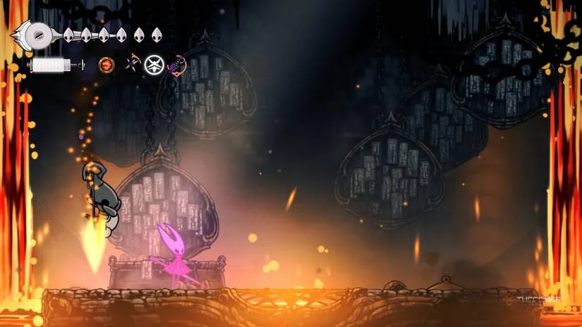 Gron and Signis sharing the arena in the chaotic second phase