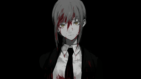 血迹暗调少女