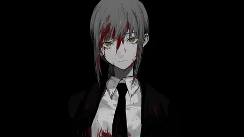 血迹暗调少女