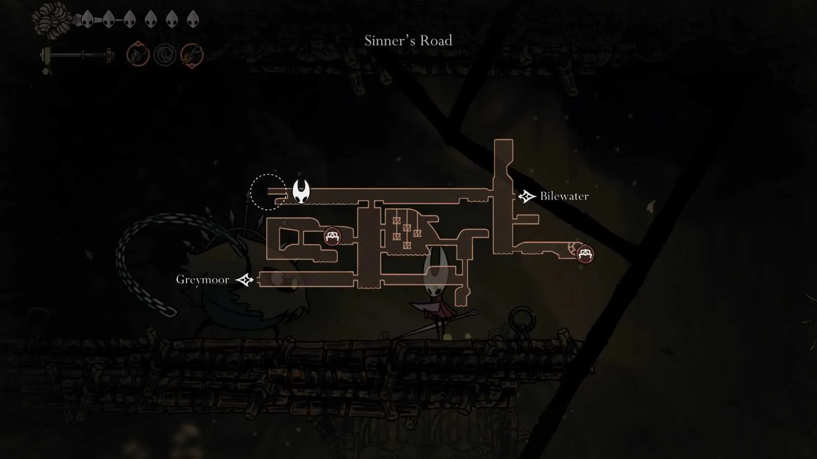 The Mist area entrance in Hollow Knight: Silksong