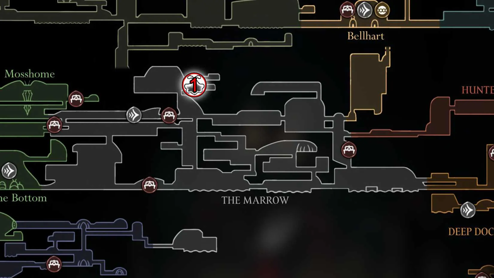 Where every Lost Flea is hiding in the Marrow in Silksong