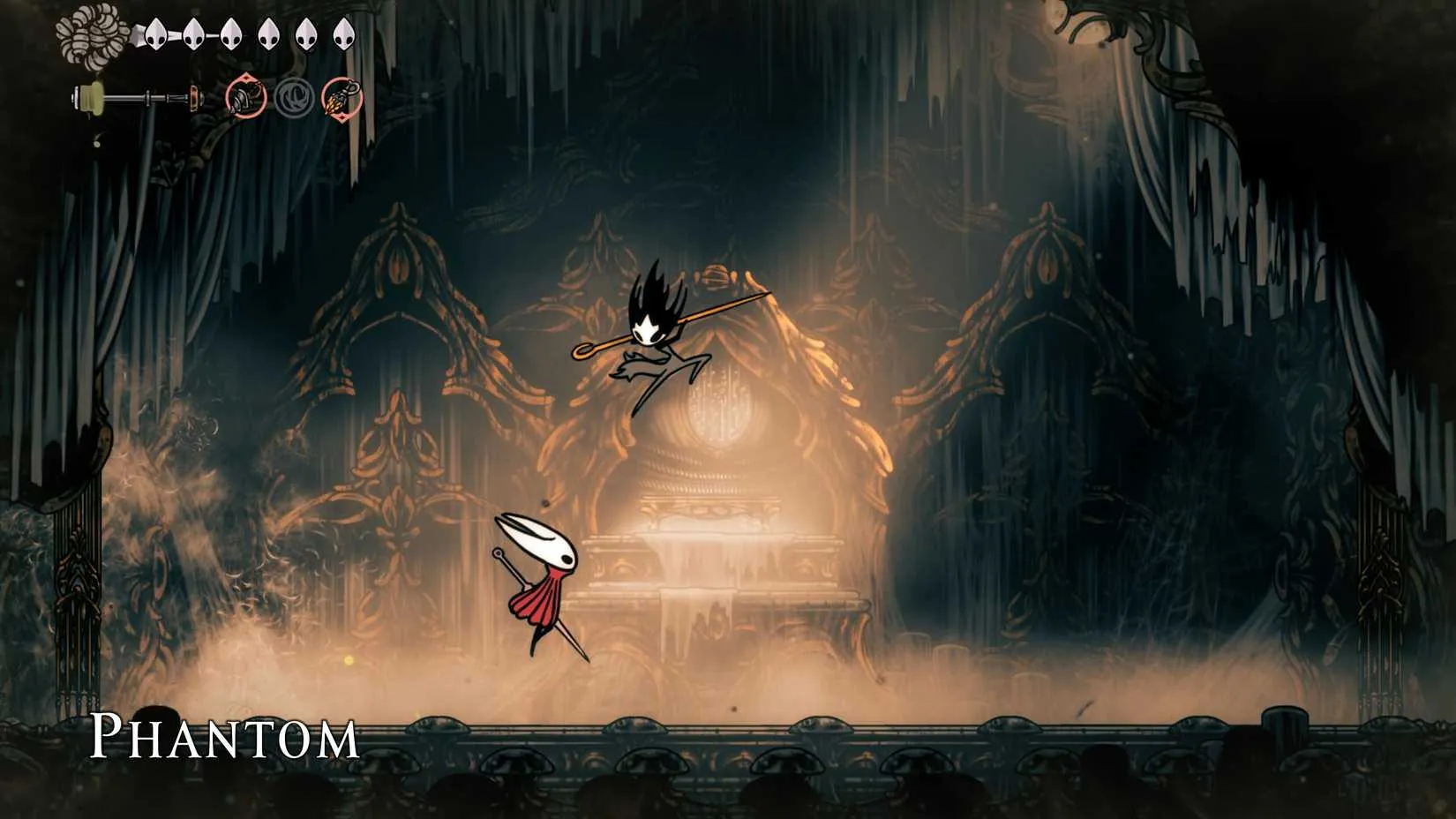 Phantom boss fight in Hollow Knight: Silksong