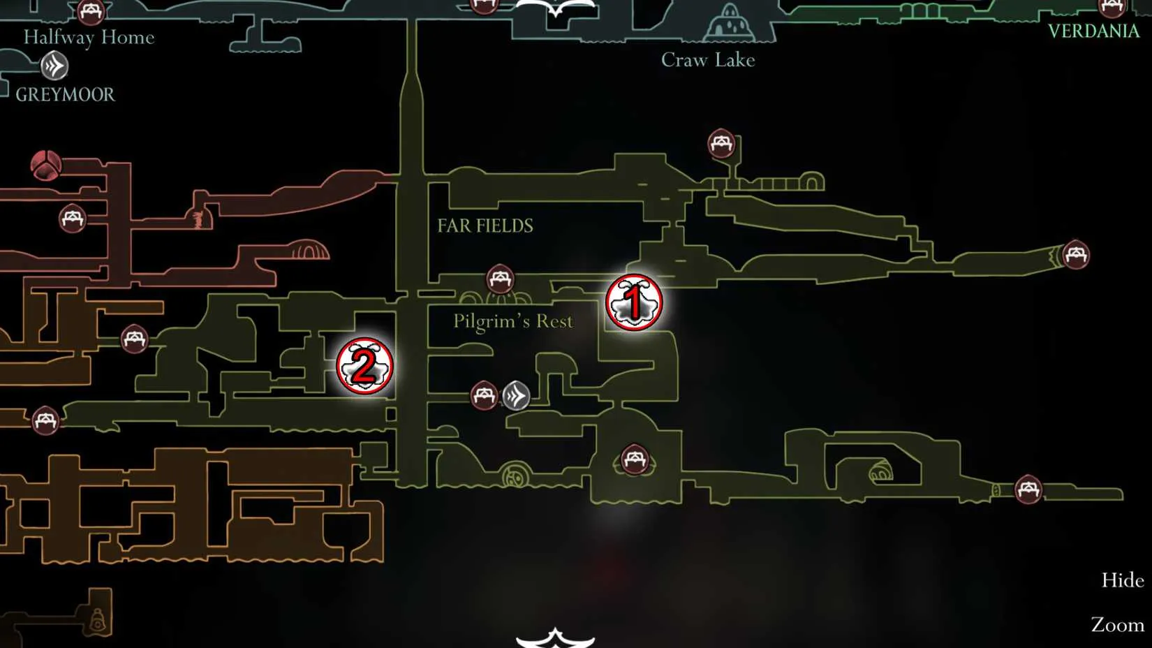 All Lost Flea locations in Far Fields