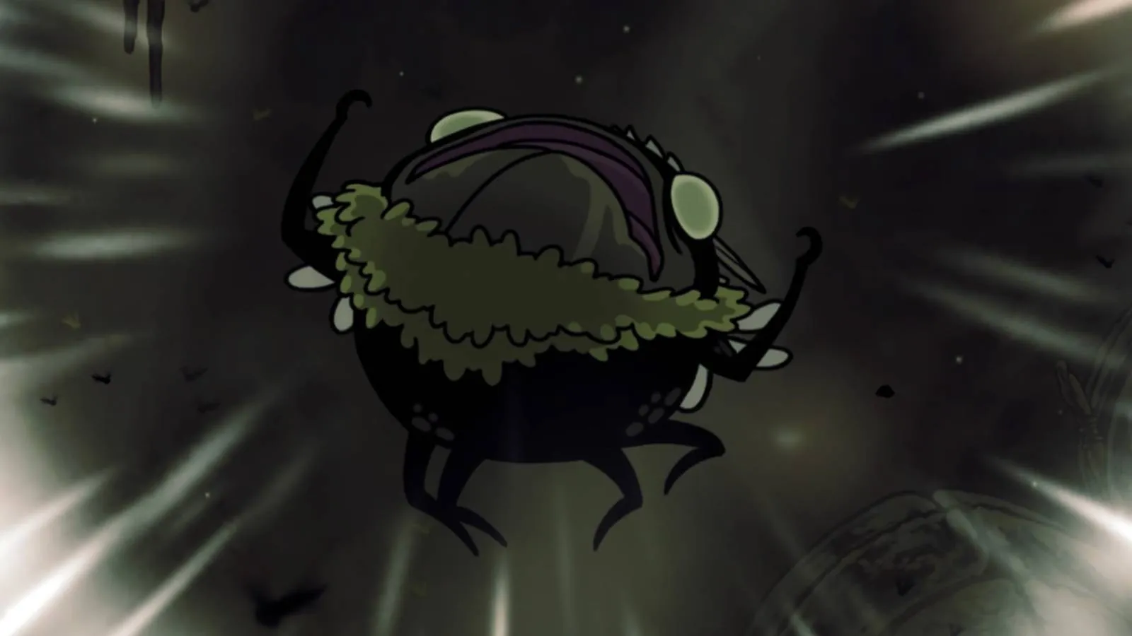 Groal the Great looming over a poisonous arena in Hollow Knight Silksong