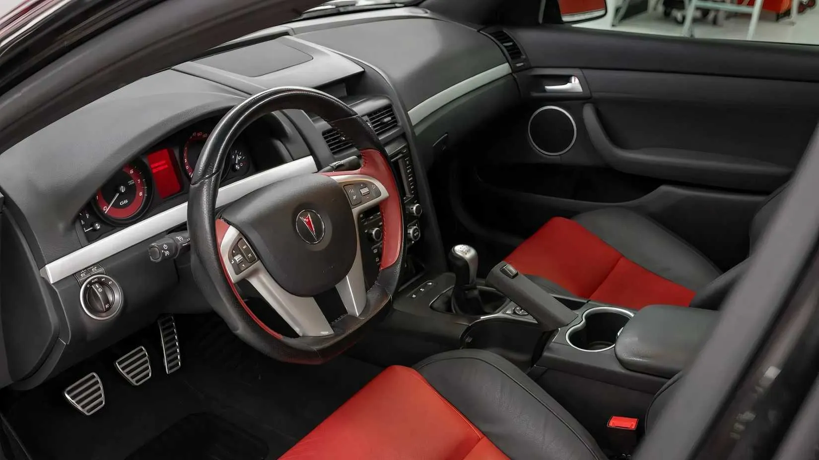 Interior of a 2009 Pontiac G8 GXP