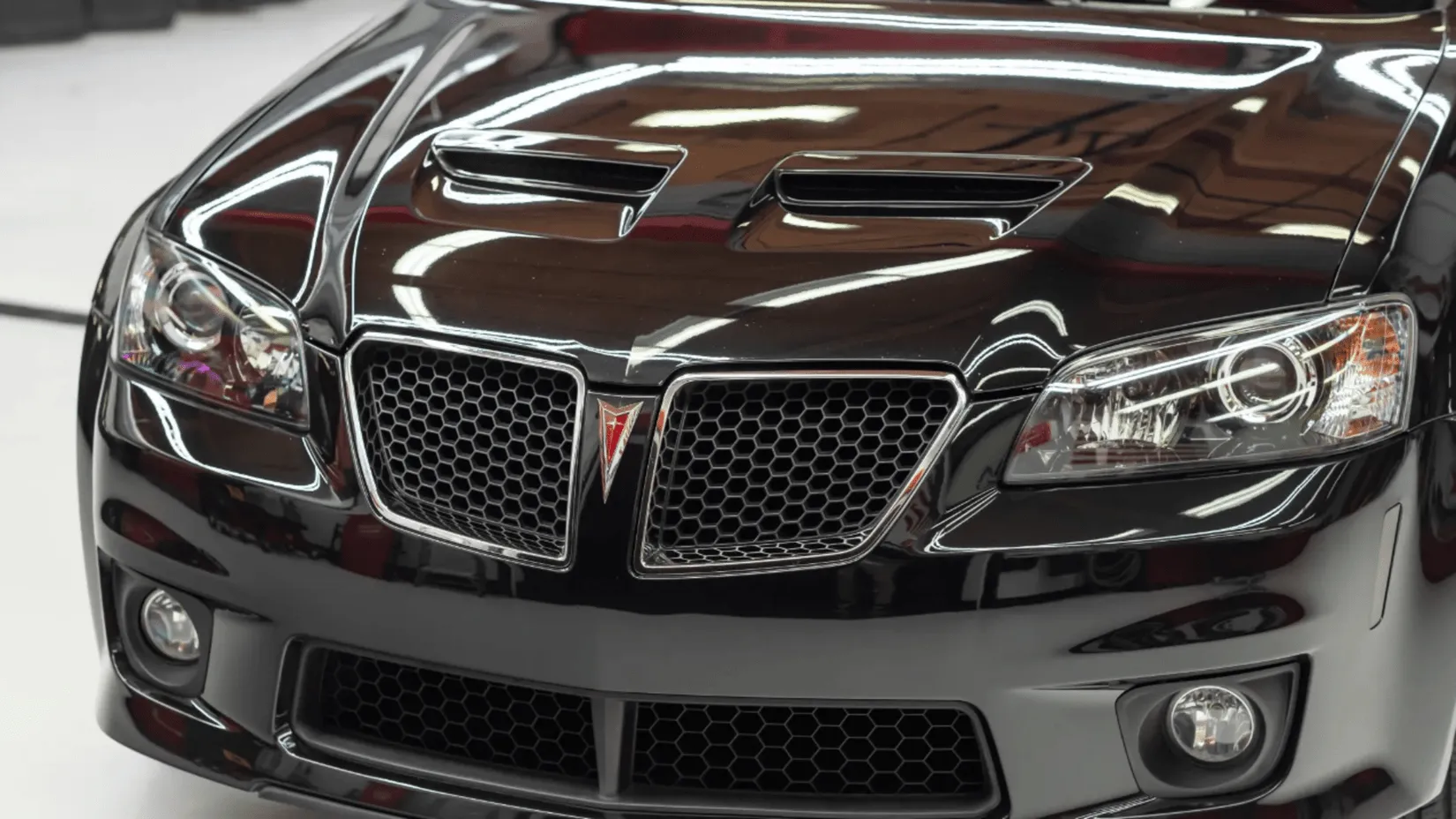 Close-up detail shot of a Pontiac G8 GXP
