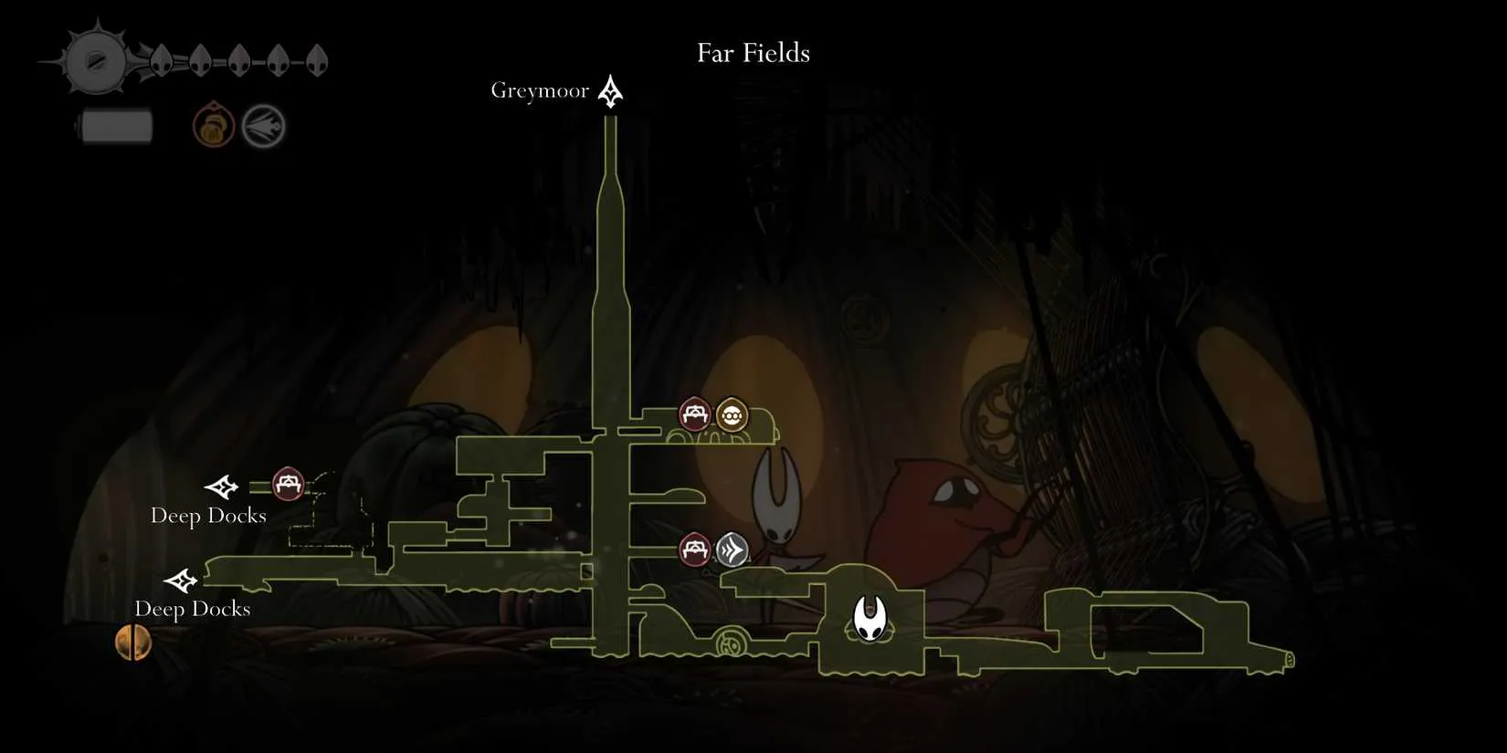 The Seamstress location in the Far Fields