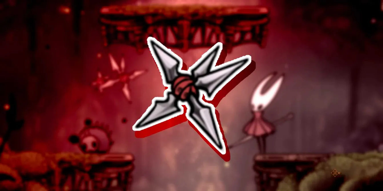 Sting Shard red Tool being used in Hollow Knight Silksong