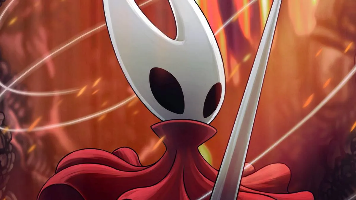 Hornet wielding her needle in Hollow Knight Silksong
