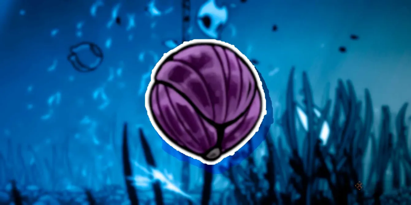 Pollip Pouch blue Tool adding venom to Hornet&rsquo;s Tools in Hollow Knight Silksong