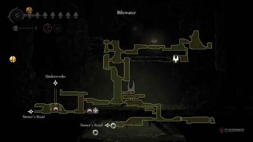The hidden bench route through a vat of maggots in Bilewater