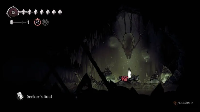 The Seeker's Soul reward waiting after the Groal fight