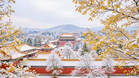 宫廷红墙·冬景