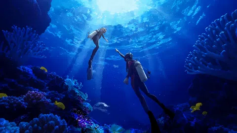 碧蓝之海·潜水双人