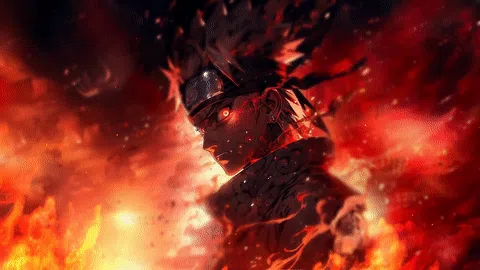 鸣人·火焰战斗 4K