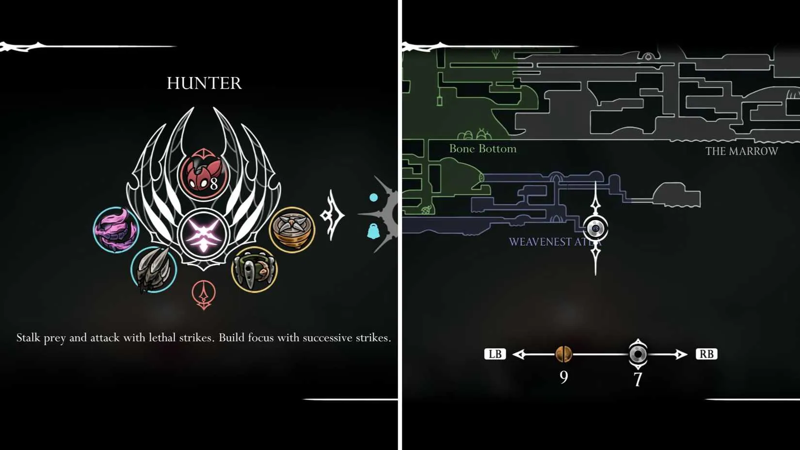 Hollow Knight Silksong Hunter Crest