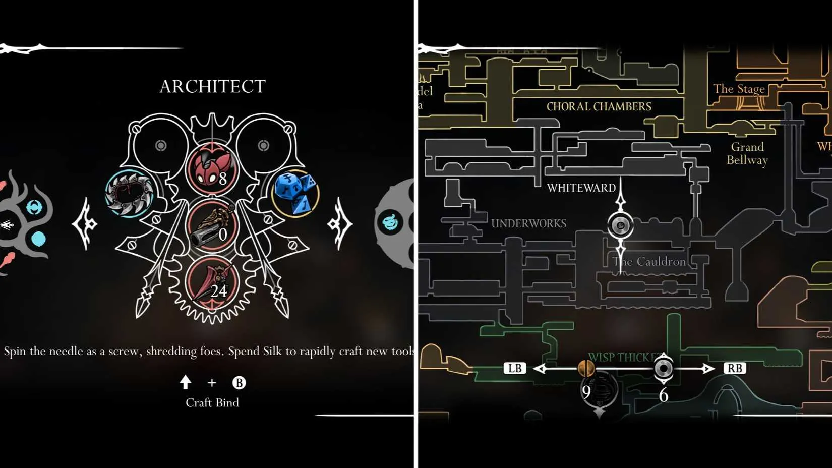 Hollow Knight Silksong Architect Crest